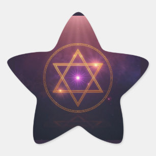 The Cosmic Star of Enlightened Balance Sticker