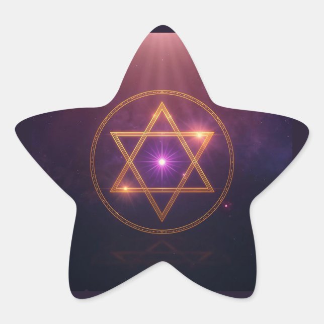 The Cosmic Star of Enlightened Balance Sticker (Front)