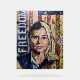 The Cost of Freedom - American Patriot Artwork Acrylic Sign