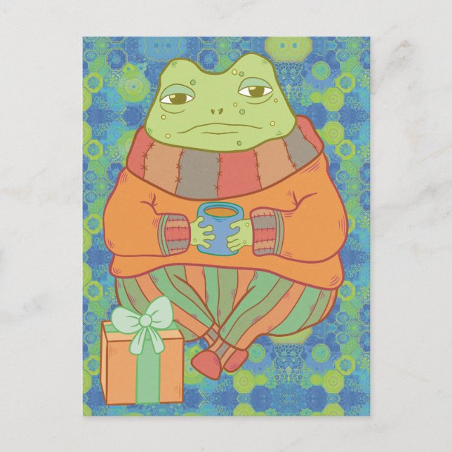 The Cosy Frog Postcard (Front)