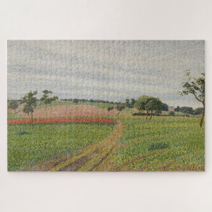 The Coteaux de Thierceville, Grey Weather (1888) Jigsaw Puzzle