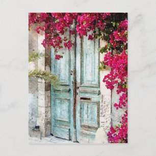 The Cottage Door Postcard