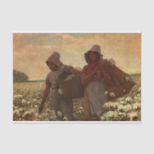 The Cotton Pickers by Winslow Homer Tissue Paper