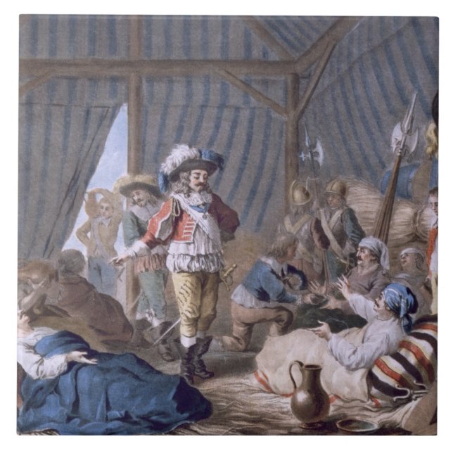 The Count of Harcourt (1601-66) shows his humanity Tile (Front)