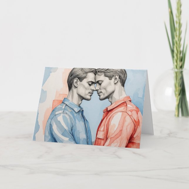 The Couple Gay Greetings Card (Front)