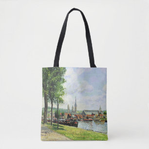 The Cours la Riene, Notre Dame, Tote Bag