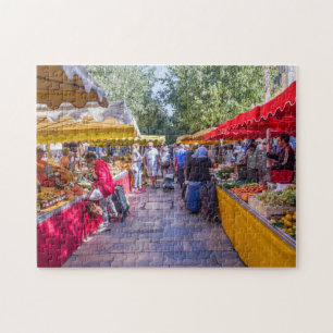 The Cours Lafayette Market, Place Louis Blanc Jigsaw Puzzle