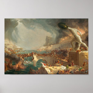 The Course of Empire - Destruction (Cole 1836) Poster