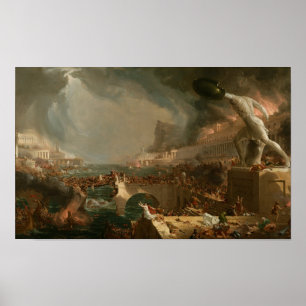 The Course of Empire: Destruction Poster