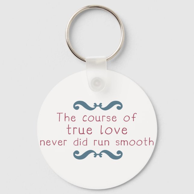 The Course of True Love Key Ring (Front)