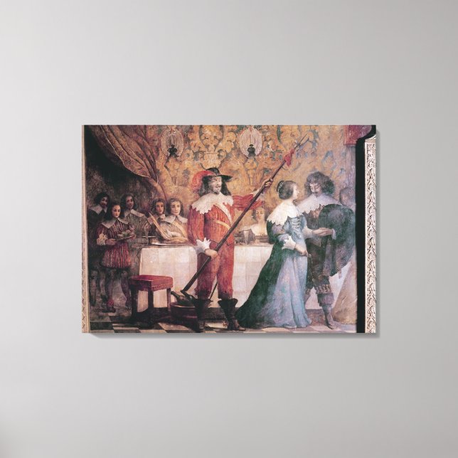 The Court Ball Canvas Print (Front)