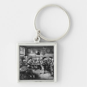 The Court of Equity or Convivial City Meeting Key Ring