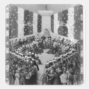 The Court of Justice Square Sticker