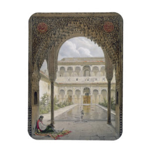 The Court of the Alberca in the Alhambra, Granada, Magnet