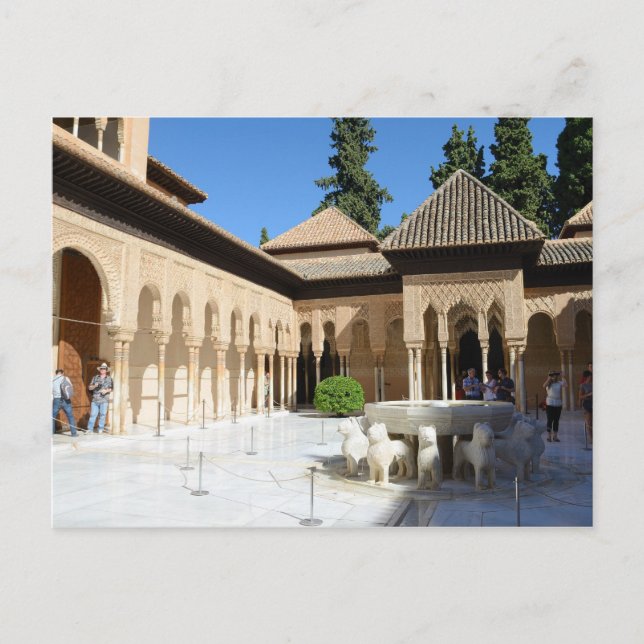 The Court of the Lions Postcard (Front)