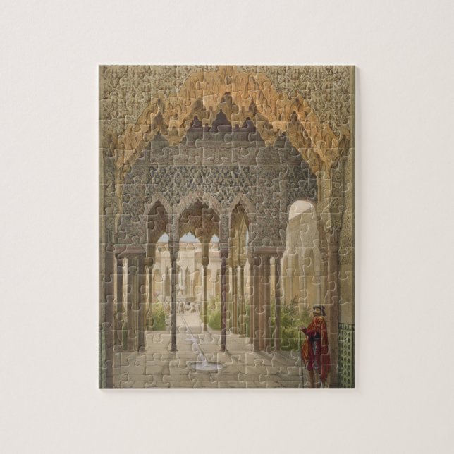 The Court of the Lions, the Alhambra, Granada, 185 Jigsaw Puzzle (Vertical)