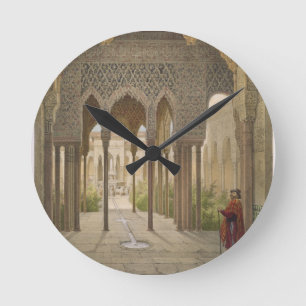 The Court of the Lions, the Alhambra, Granada, 185 Round Clock