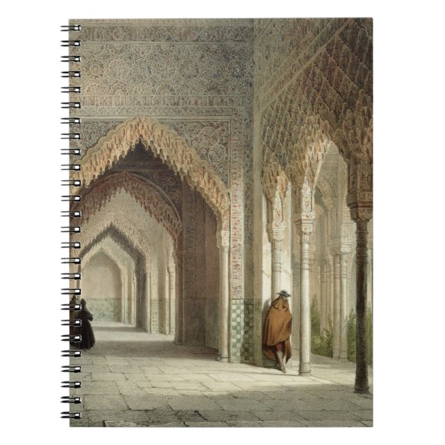 The Court Room of the Alhambra, Granada, 1853 (lit Notebook (Front)