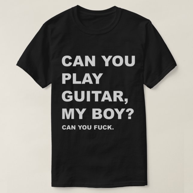 The Courteeners - _Can You Play Guitar, My Boy_   T-Shirt (Design Front)