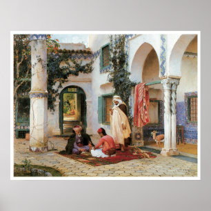 The Courtyard, 1873 Poster