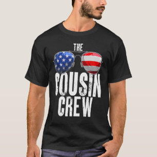 The Cousin Crew American Flag Patriot Usa  4th Of  T-Shirt