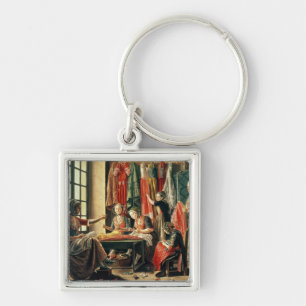 The Couturier's workshop, Arles, 1760 Key Ring