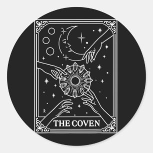 The Coven Bride Bach Crew Wedding Gothic Classic Round Sticker