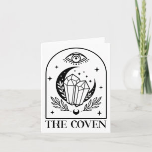 The Coven Bride Witchy Gothic Wedding Bachelorette Card