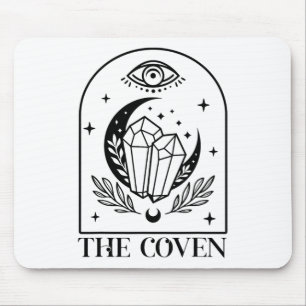 The Coven Bride Witchy Gothic Wedding Bachelorette Mouse Pad