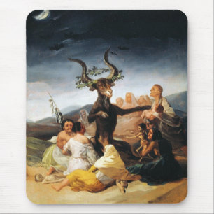 The Coven Francisco José de Goya masterpiece pain Mouse Pad