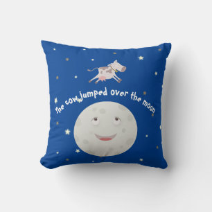 The cow jumped over the moon cushion