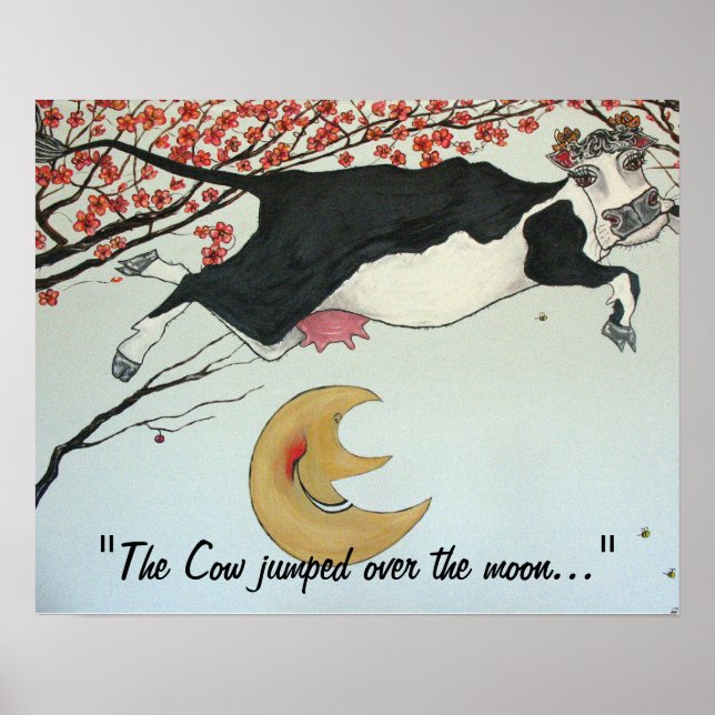 The Cow jumped over the Moon Print (Front)