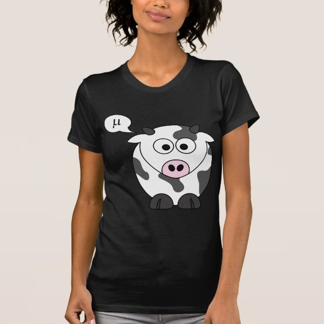 The Cow Says μ T-Shirt (Front)