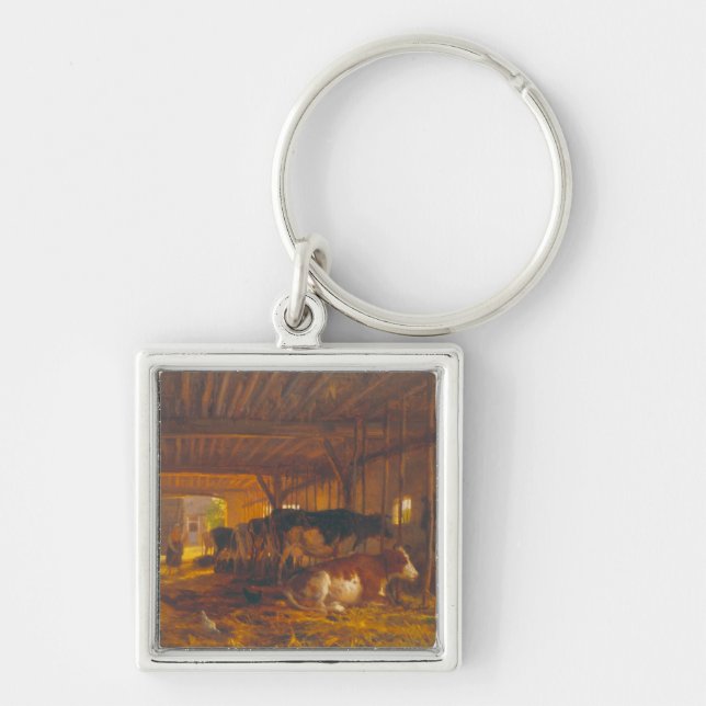The Cow shed, 19th century Key Ring (Front)