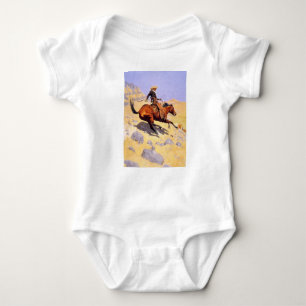 The Cowboy (by Frederic Remington) Baby Bodysuit