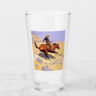 The Cowboy (by Frederic Remington) Glass