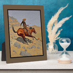 The Cowboy by Frederic Remington Plaque