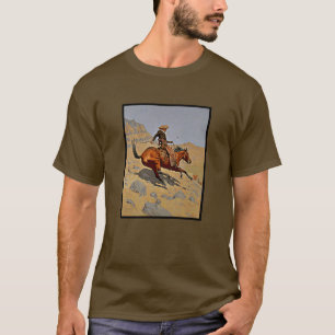 The Cowboy by Frederick Remington T-Shirt