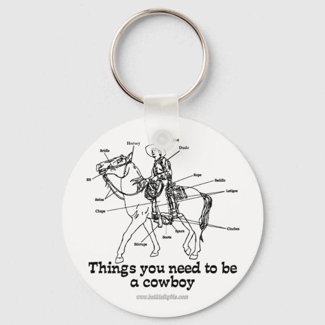 The Cowboy Key Ring (Front)