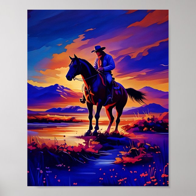 The Cowboy Print, Value Poster Paper (Matte) (Front)