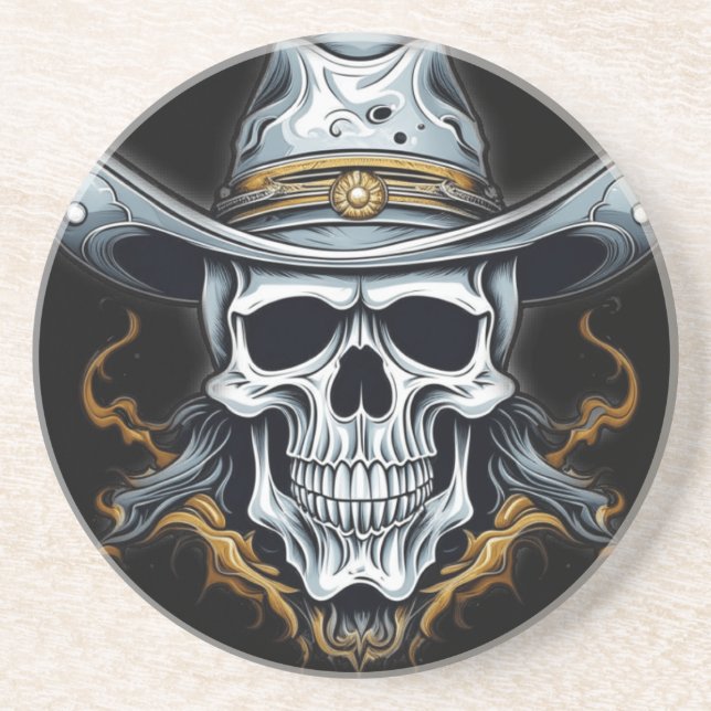 The Cowboy Skeleton Coaster (Front)