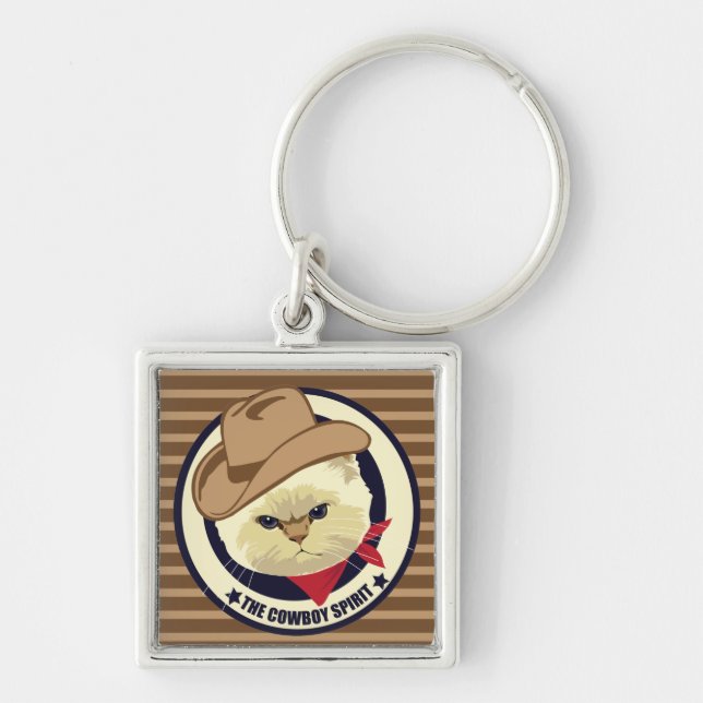The cowboy spirit key ring (Front)