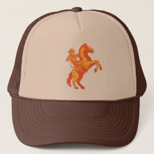 The cowboy  trucker hat