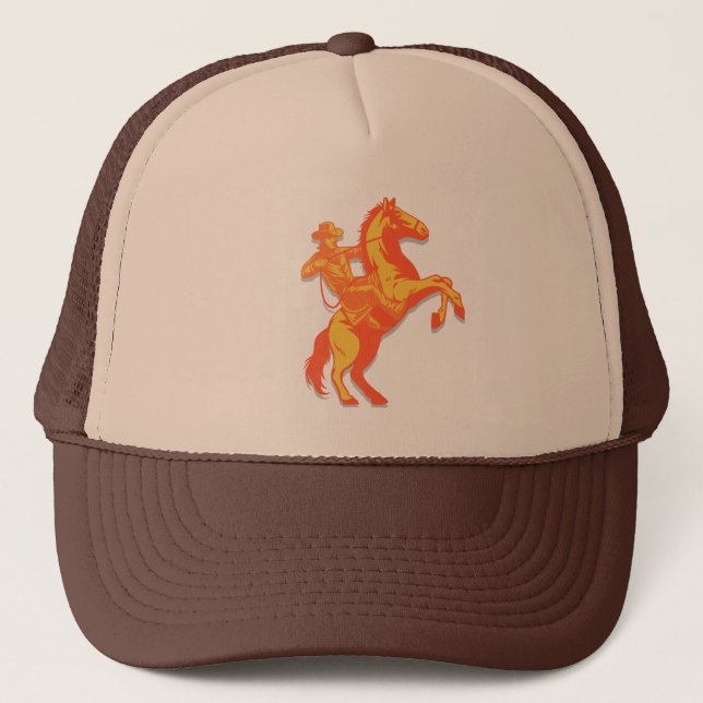 The cowboy  trucker hat (Front)