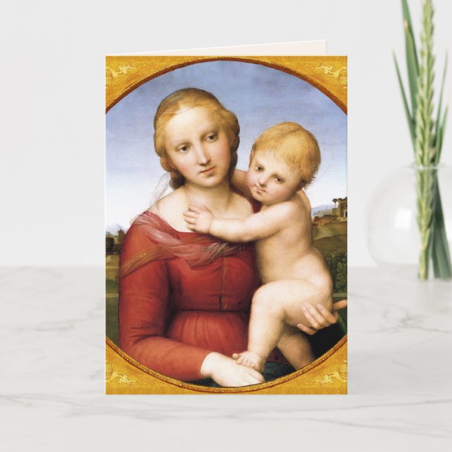 The Cowper Madonna Christmas Card (Front)