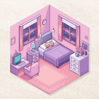 THE "COZY GAMER" SANCTUARY PAPER COASTER