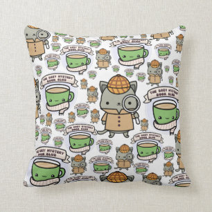 The Cozy Mystery Book Club Pillow