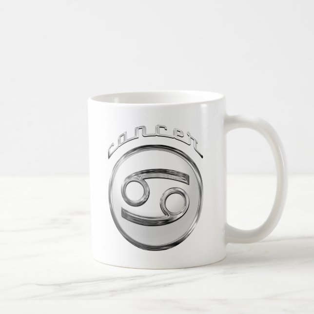 The Crab - Astrological Symbol Coffee Mug (Right)