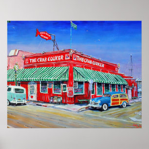 The Crab Cooker Newport Beach Poster