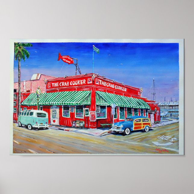 The Crab Cooker Newport Beach Poster (Front)